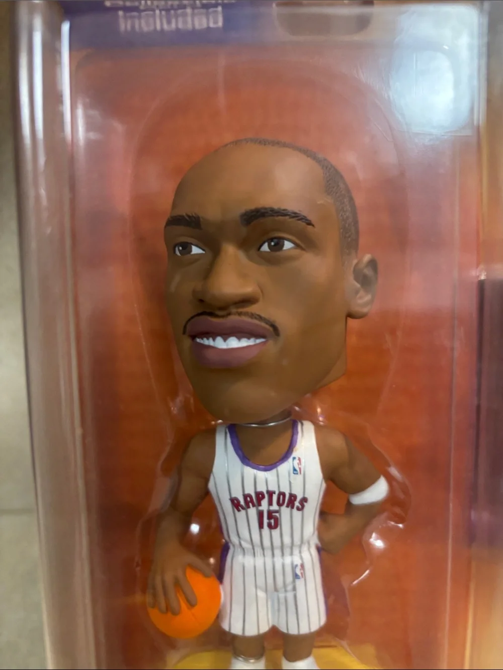 2000 Upper Deck Play Makers Vince Carter Toronto Raptors Bobblehead Series 1